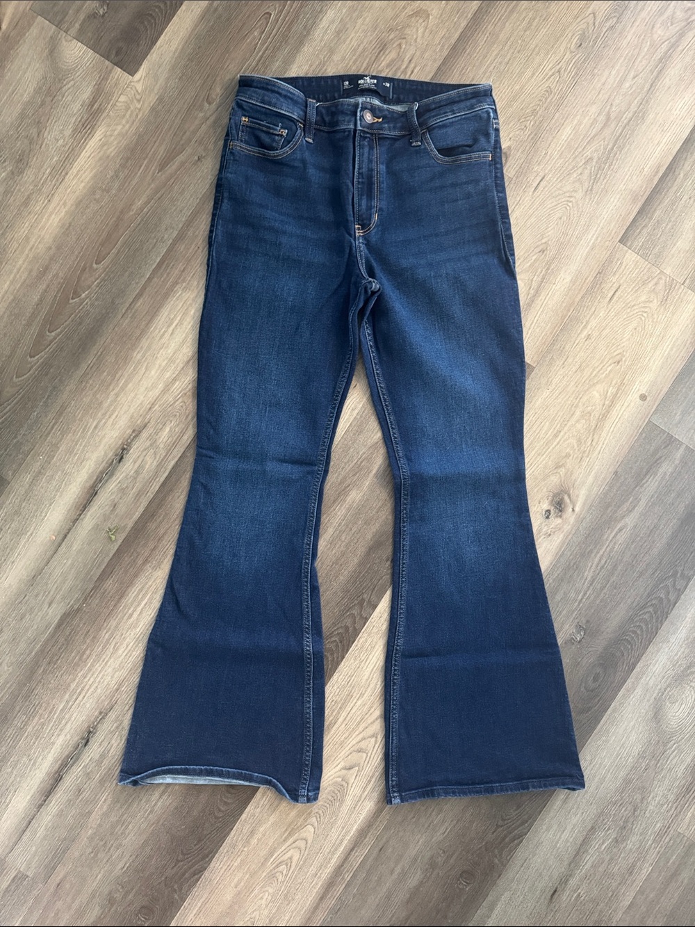 Hollister Dark Blue Flare Jeans